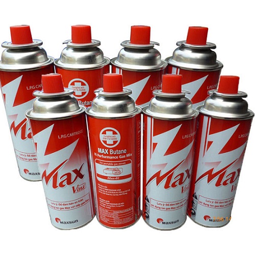 Bình gas mini được phân phối tại nhiều trung tâm bán lẻ gas